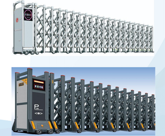 電動(dòng)不銹鋼伸縮門(mén)